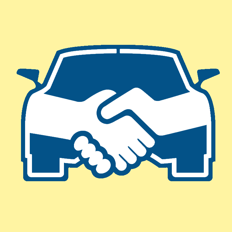 Car sale icon.